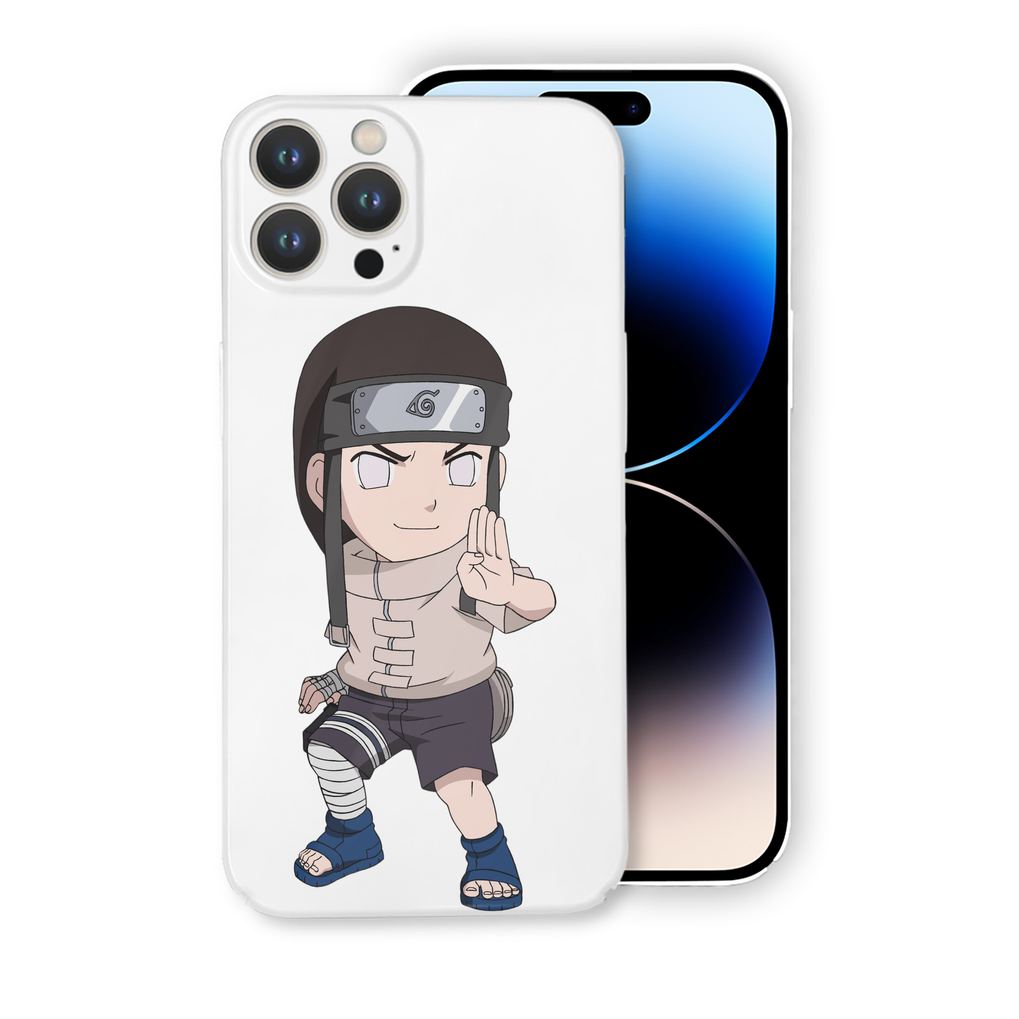 （画像用） NARUTO -ナルト- 日向ネジ Hyūga Neji 【iPhone 14シリーズ対応】ハードケース